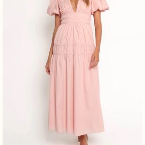 Petal & Pup Joedy Puff Sleeve Midi Dress NEW W/O tags